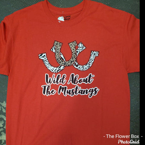 Wild About the Mustangs Tee