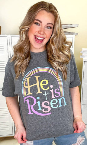 He is Risen Adult Graphic Shirt RGT