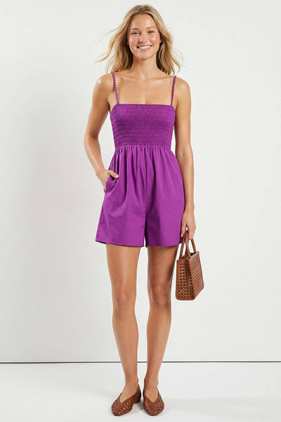 Pom Pom Smocking Romper 9042