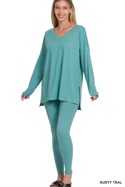 Microfiber Loungewear Set 9114