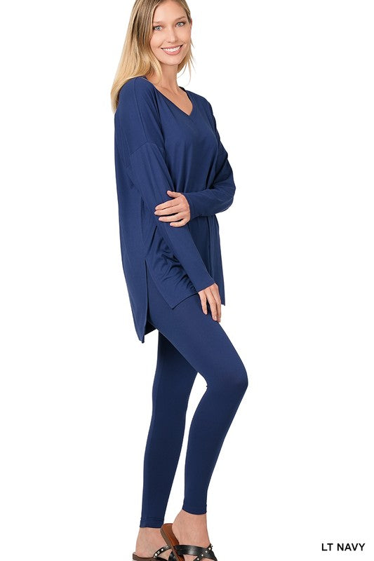 Microfiber Loungewear Set 9114