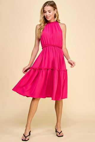 Sleeveless Midi Dress 1537