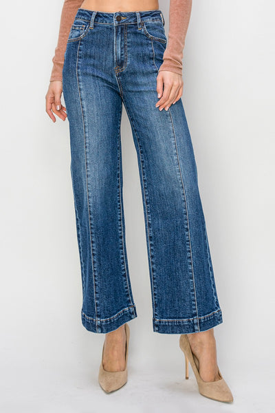 Risen High Rise Crop Wide 5687