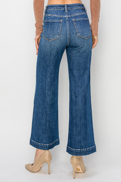 Risen High Rise Crop Wide 5687
