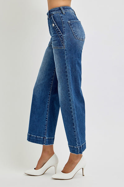 Risen High Rise Ankle Wide Leg 5855