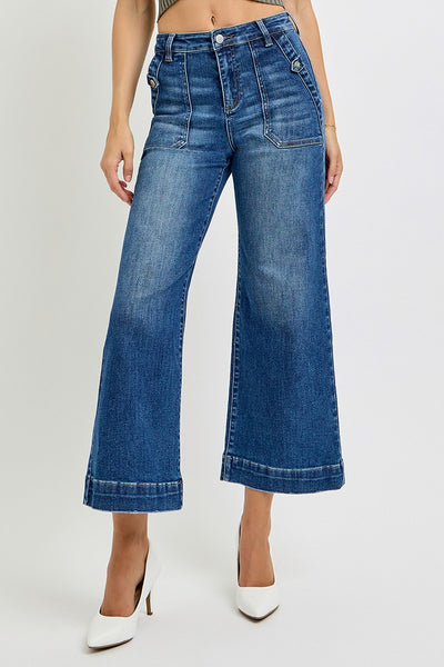 Risen High Rise Ankle Wide Leg 5855