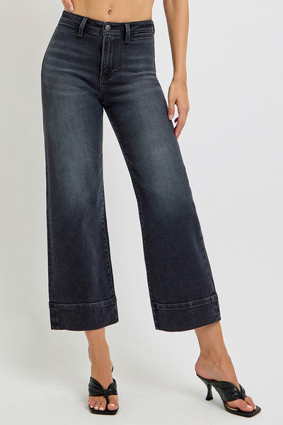 Risen High Rise Crop Wide Jeans 5620