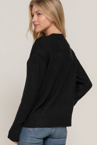 Raised Seam Sweater 4085