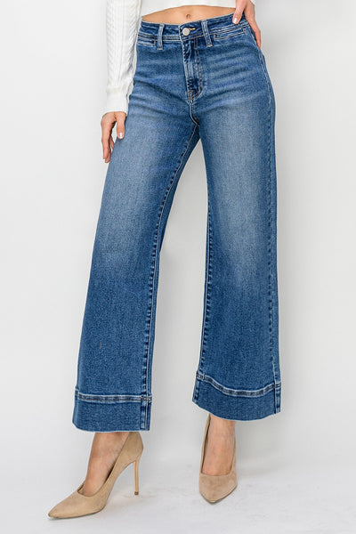 Risen High Rise Crop Wide Jeans 5620HD