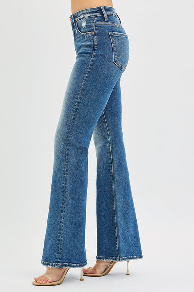 Risen Tummy Control High Rise Flare Jeans 21348