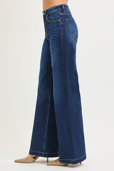 Risen High Rise Wid Leg Jeans 21380