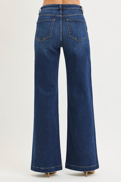 Risen High Rise Wid Leg Jeans 21380