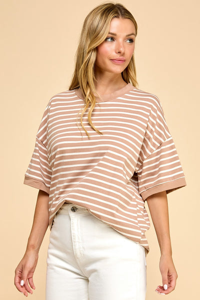 Striped Knit Top 1832