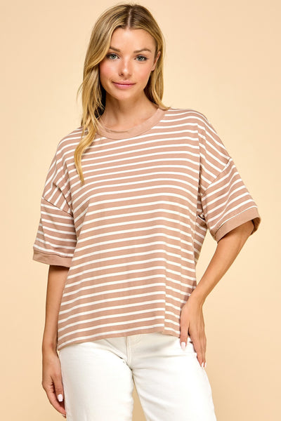Striped Knit Top 1832