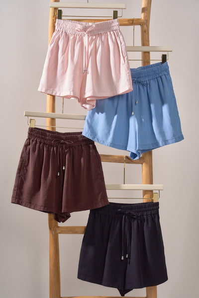Sun Washed Chambray Shorts 0814