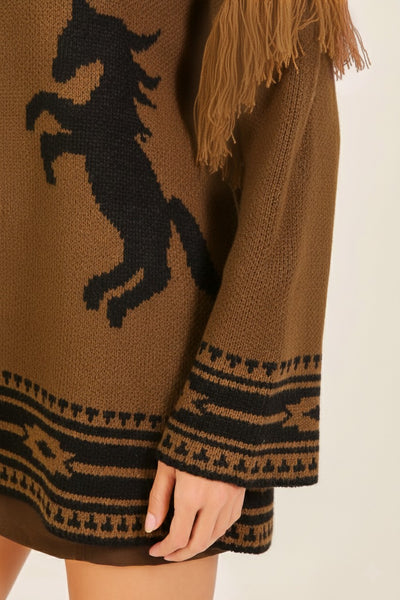 Western Fringe Cardigan 520