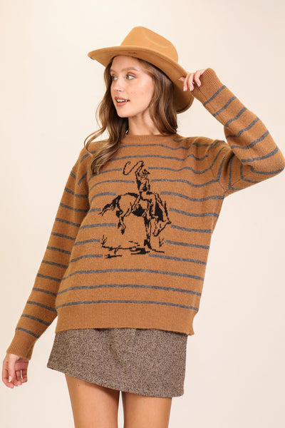 Striped Cowboy Sweater 003