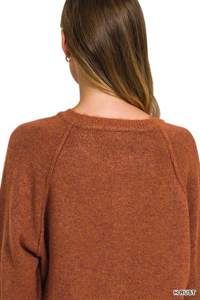 Half Button Henley Sweater 2753