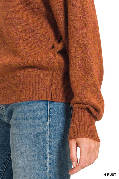 Half Button Henley Sweater 2753