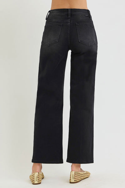 Risen Tummy Control High Rise Ankle Straight With Crease Line 21569