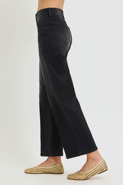 Risen Tummy Control High Rise Ankle Straight With Crease Line 21569