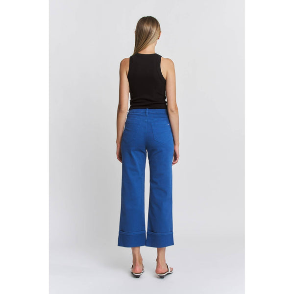 MICA DENIM HIGH RISE WIDE CROP CUFFED 3025