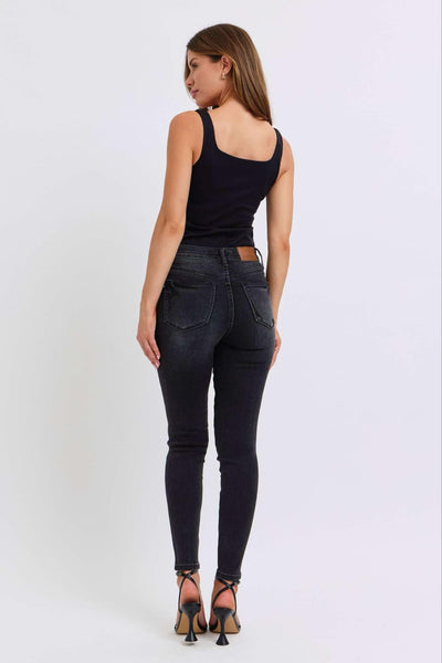 Judy Blue Tummy Control Skinny Black 88878