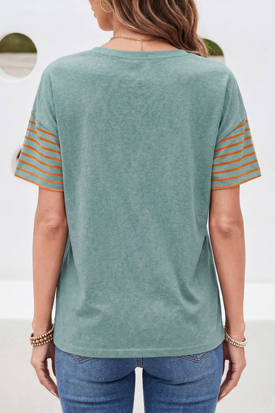 Color Block Striped Detail 3790