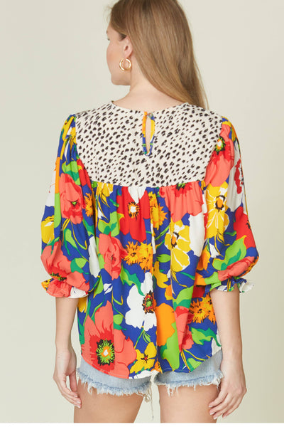 Mix Match Patterned Top 4491