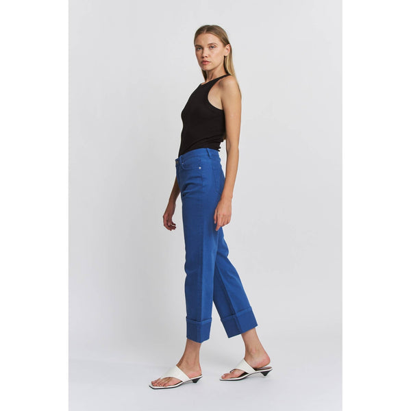 MICA DENIM HIGH RISE WIDE CROP CUFFED 3025