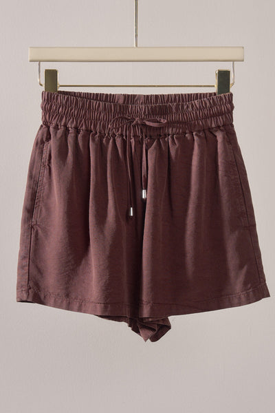 Sun Washed Chambray Shorts 0814