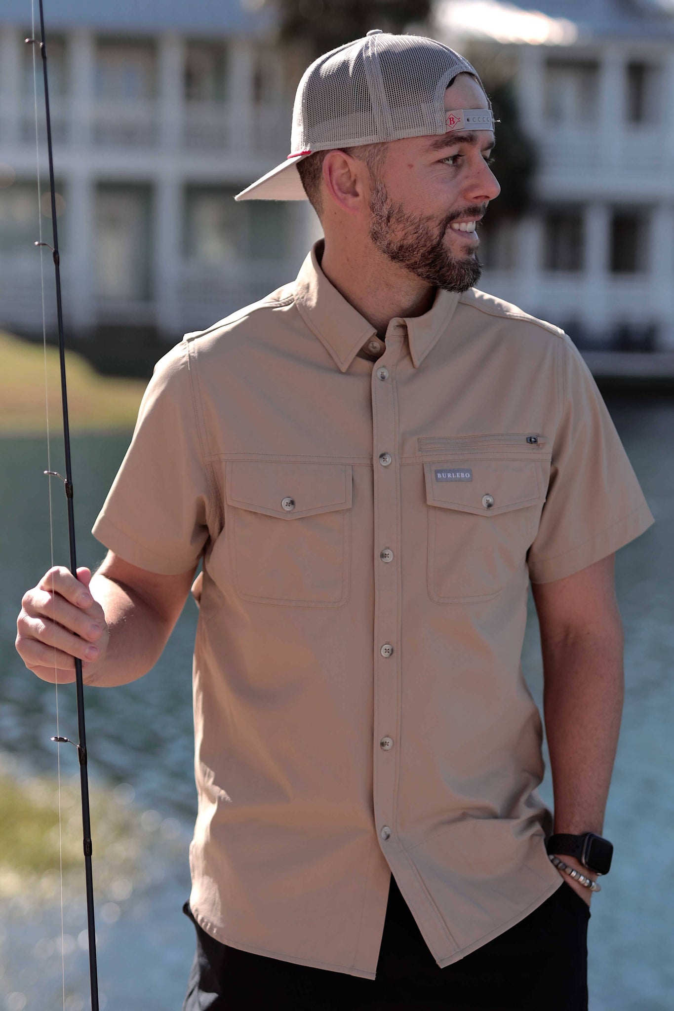 Performance Fishing Shirt - Cobblestone FSC