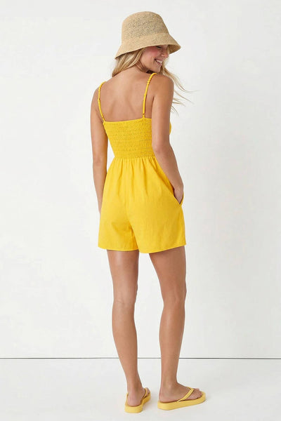 Pom Pom Smocking Romper 9042