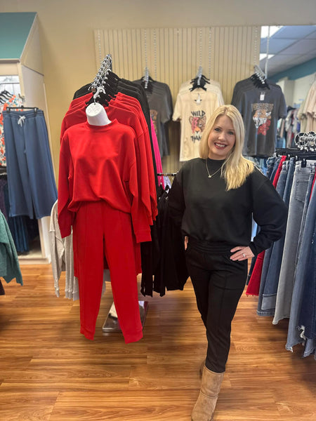 Scuba Mock Neck Pullover & Jogger Set 4138