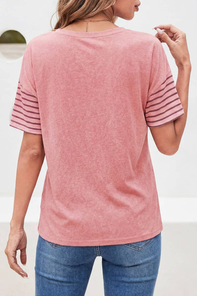 Color Block Striped Detail 3790