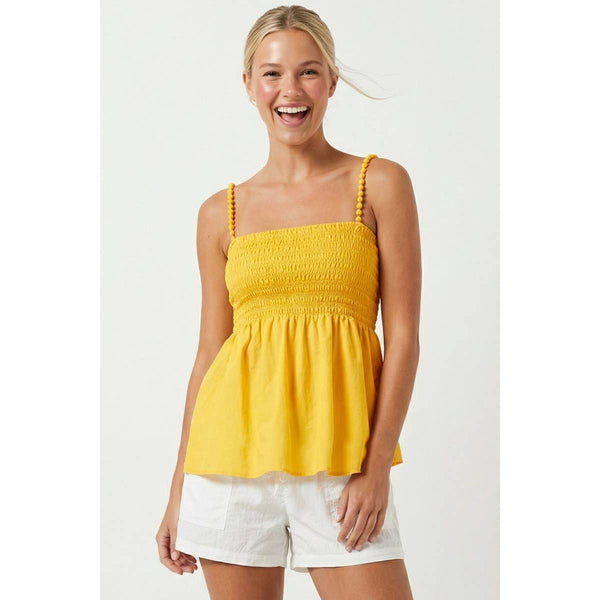 Pom Pom Smocking Top 9041