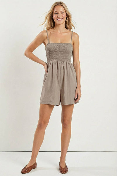 Pom Pom Smocking Romper 9042