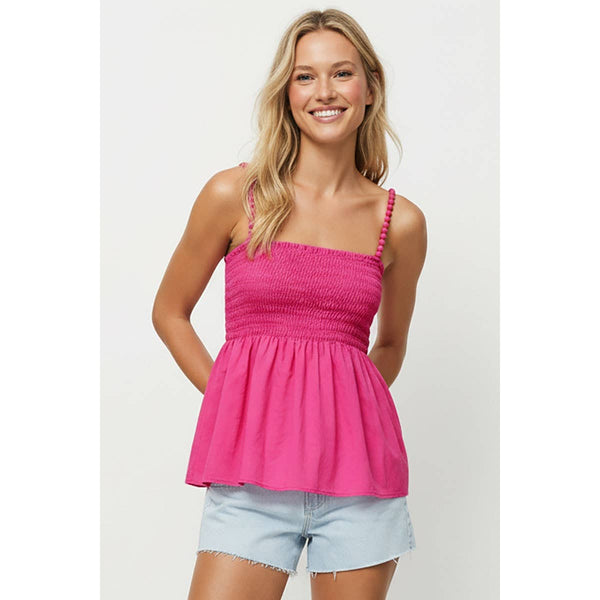 Pom Pom Smocking Top 9041