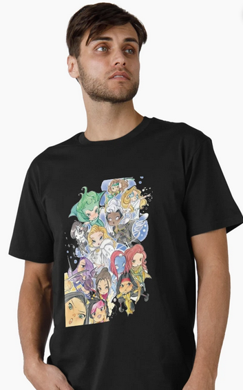 Chibi X-Men Graphic Tee