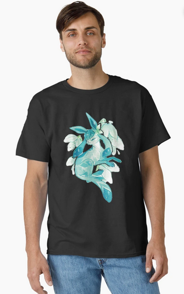 Floral Glaceon T-Shirt
