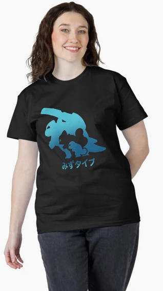 Blastoise Evolution Silhouette T-Shirt
