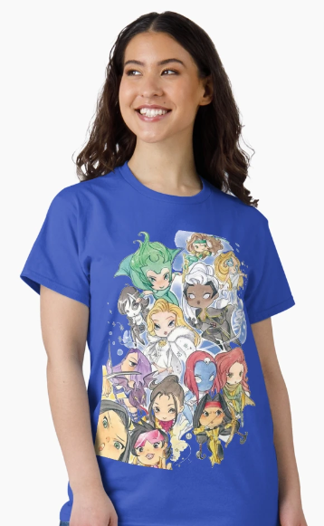 Chibi X-Men Graphic Tee
