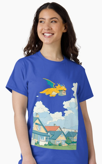 Dragonite Delivery Graphic tee