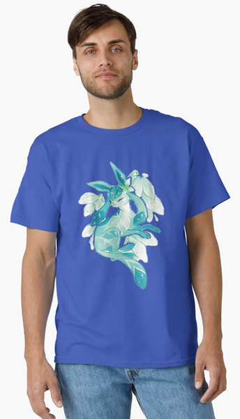 Floral Glaceon T-Shirt