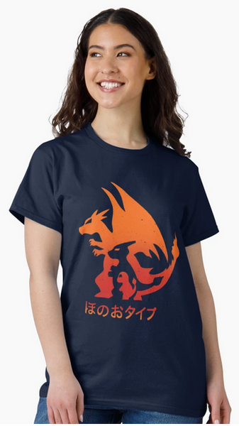 Charizard Evolution Silhouette T-Shirt