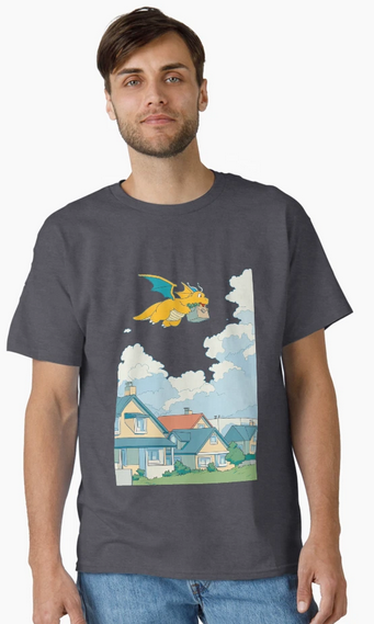 Dragonite Delivery Graphic tee
