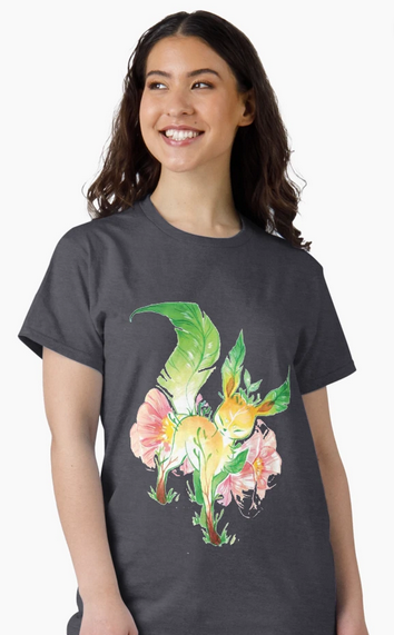 Floral Leafeon T-Shirt