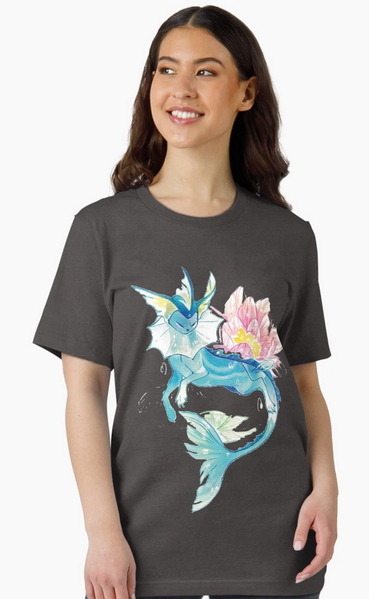 Floral Vaporeon T-Shirt