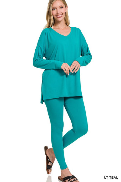 Microfiber Loungewear Set 9114