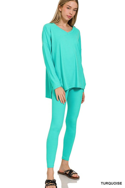 Microfiber Loungewear Set 9114